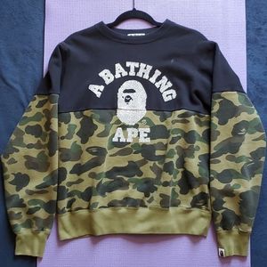 Bape Sweater Black Camo Authentic